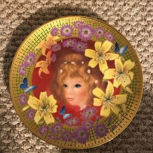 French Matthew Beyrand Limoges Collectors Plate